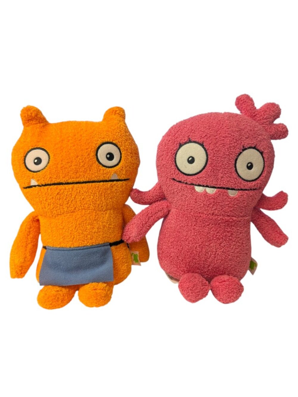 Set of 2 Hasbro Ugly Dolls Pink Yours Truly Moxy Doll and Wage Stuffed Toy 2019